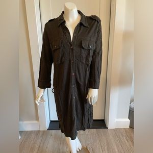 Majestic Paris brown linen dress size 3
